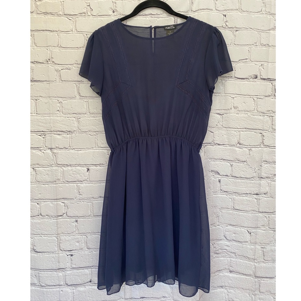 🪩 3/$15 Rue21 • Sheer Babydoll Dress Y2K